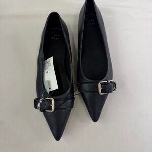 Brand new with tags A New Day‎ Valentina pointed-toe flats in black, size 6.5.